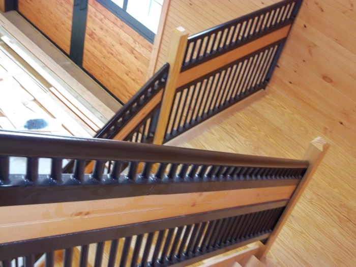 Custom No. 3A -  Custom made decorative stair railing