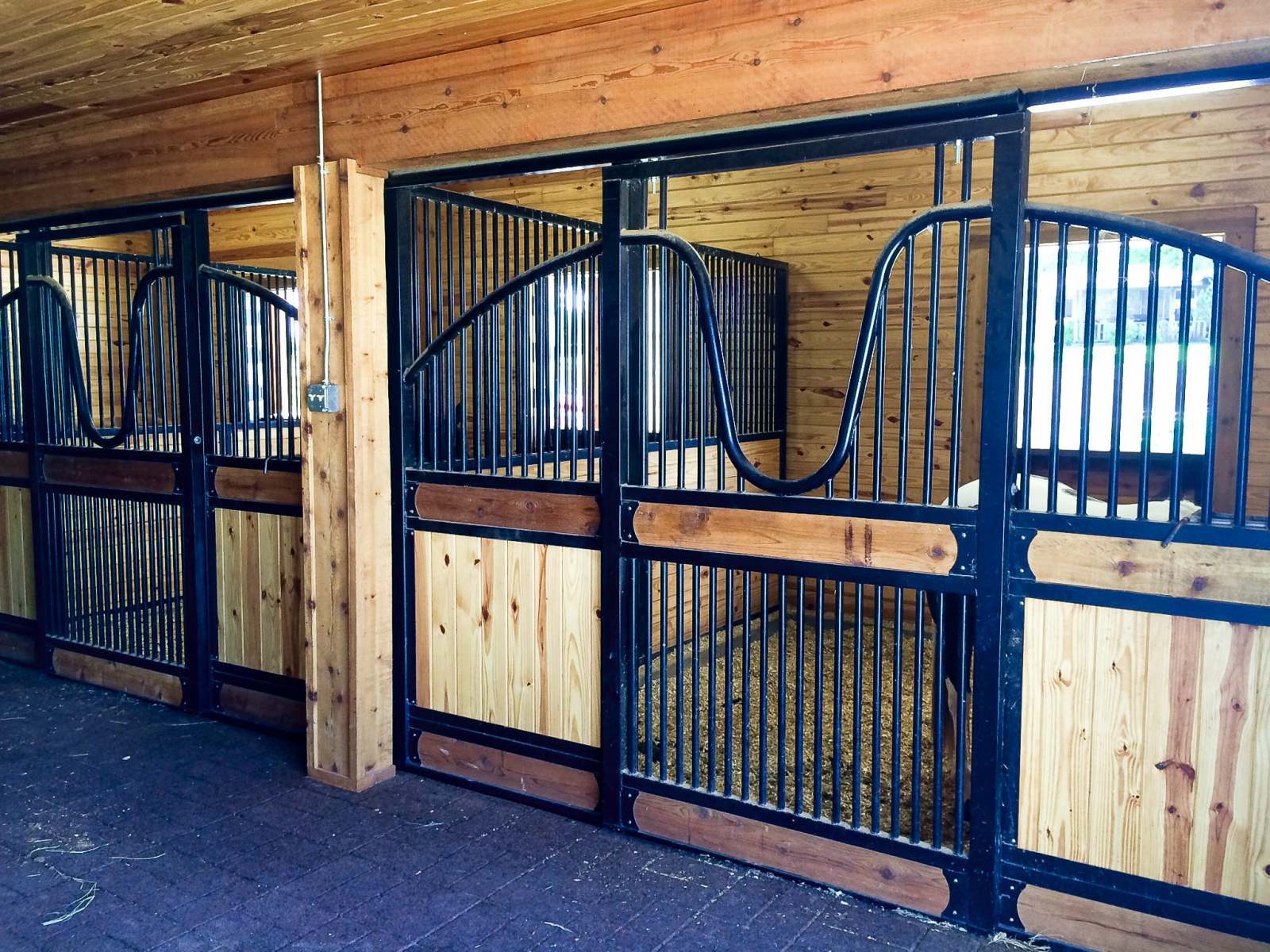 Sliding Hinged Doors For Horse Stalls Rockin J Equine