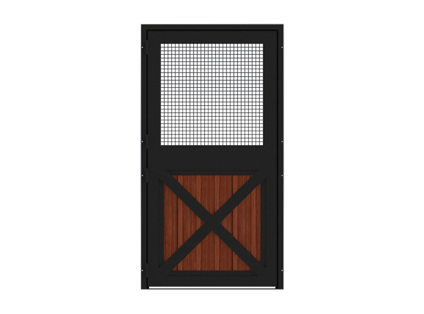 A mesh Dutch stall door