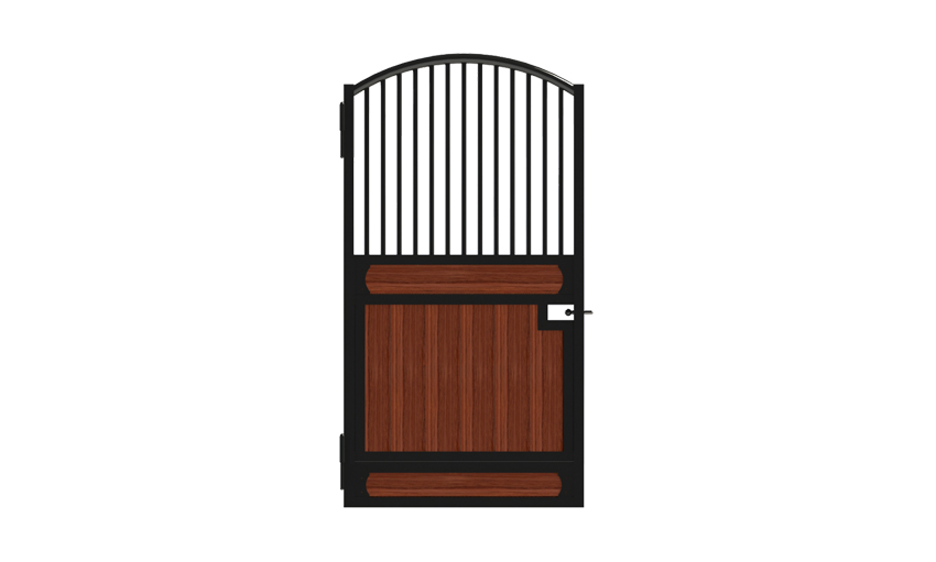 Arched top horse stall door